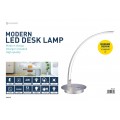 Lampa birou Platinet, aluminiu+PC, 6W, forma curbata, PDL531, 43606