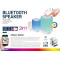 Lampa birou Platinet, bluetooth, 0.5W, schimbare culoare la atingere, PDLSB01, 43518