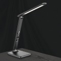 Lampa led pentru birou Platinet PDLU13, 8.5W, port USB, led, afisaj cu ceas, alarma, data, temperatura, control tactil, 65cm