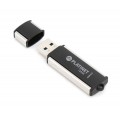 Stick memorie 128GB Platinet PMFU3128X 42287, USB 3.0, 75MB/s, carcasa aluminiu, negru