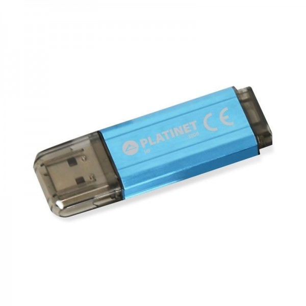 Stick memorie 32GB Platinet PMFV32BL 43435, USB 2.0, albastru