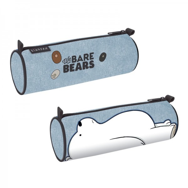 Penar neechipat Starpak We Bare Bears, 1 fermoar, albastru, cilindric, 69-16 / 410018