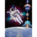 Puzzle carton 500 piese Clementoni Space - Nasa - Astronaut in misiune, 35106, 14+ ani
