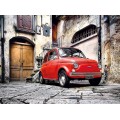 Puzzle carton 500 piese Clementoni High quality - Fiat 500 clasic, 30575, 10+ ani