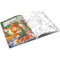 Carte de colorat A5, Cu poveste - Bambi, Unicart