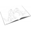 Carte de colorat A5, Dinozauri, Unicart