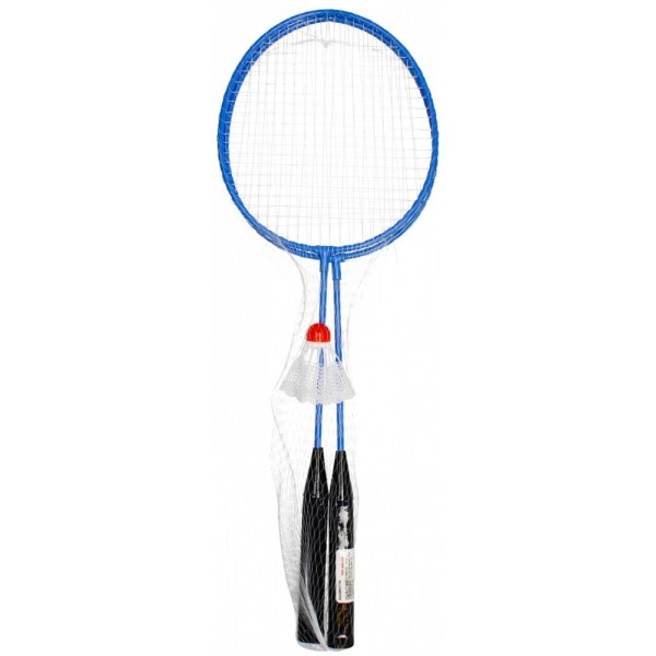 Badminton - set x2 rachete + fluturas, metal, diverse culori, 3+ ani, MegaCreative, 380038