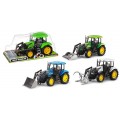 Tractor agricol cu echipament MegaCreative 388186, plastic, diverse culori, 3+ ani