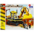 Set de constructie Alleblox Construction Crew - excavator - AB5007 / 478244, 264 piese, 6+
