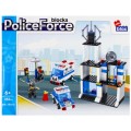 Set de constructie Alleblox Police Force - sectia de politie - AB2012 / 478240, 252 piese, 6+