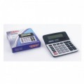 Calculator de birou Axel AX-500V 209388, 12 digiti, alimentare baterie + solar, ecran inclinat