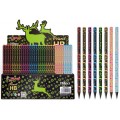 Creion grafit CNX YL817157, HB, corp rotund diverse culori, model reni