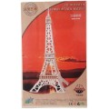 Puzzle lemn 3D - Turnul Eiffel, 3 foi, CNX, PJ-S110