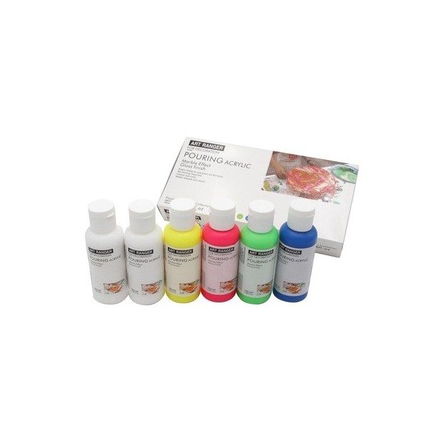 Culori acrilice Magi-Wap, 6 culori x 100ml, PMA06100F-1