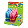 Roller Keyroad Easy Writer, KR971245, 0.7mm, plastic, clips, diverse culori, 24 bucati/display