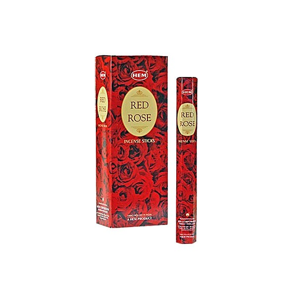 Betisoare parfumate Hem 269, Red Rose, set 20 buc
