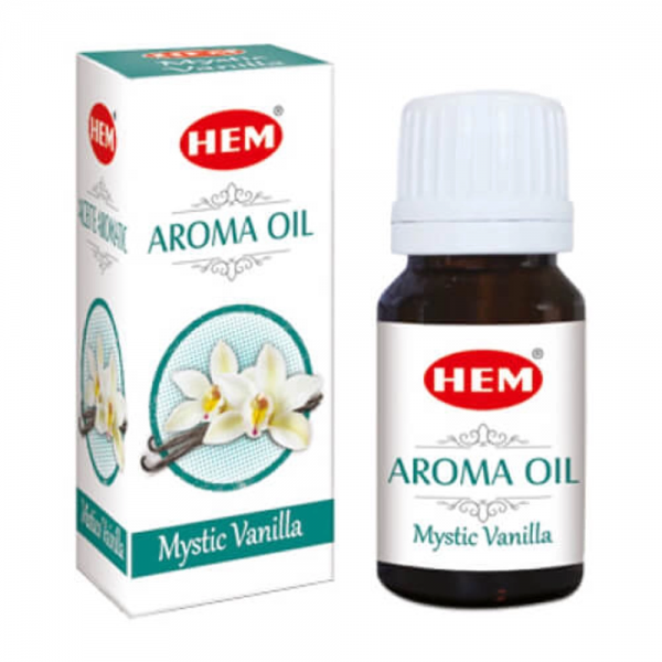 Ulei aromaterapie HEM Mystic Vanilla, sticla cu picurator, ulei esential vanilie, 10ml