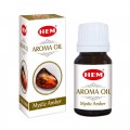 Ulei aromaterapie HEM Mystic Amber, sticla cu picurator, ulei esential chihlimbar, 10ml