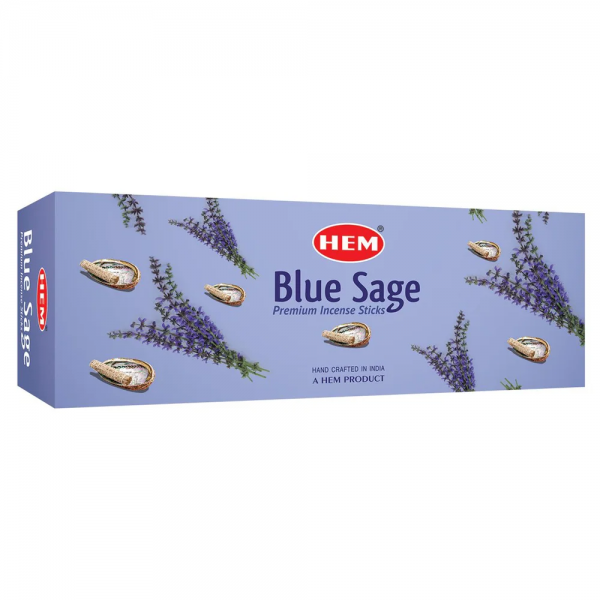 Betisoare parfumate Hem 124, Blue Sage, set 20 buc
