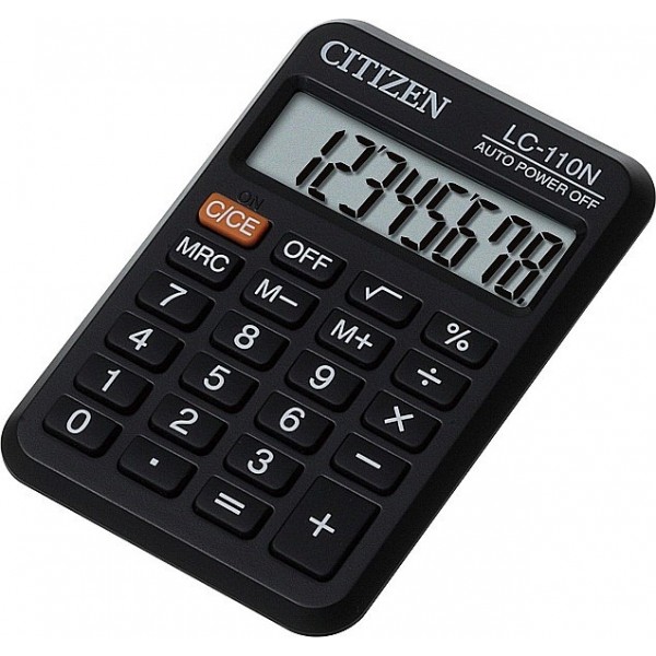 Calculator de birou Citizen LC-110NR, 8 digiti, alimentare baterie