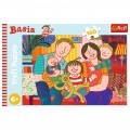 Puzzle carton 160 piese Trefl Basia - cu familia, 15409, 6+ ani