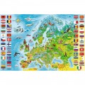 Puzzle carton 160 piese Trefl Harta Europei, 15558, 6+ ani