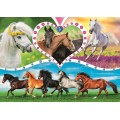 Puzzle carton 200 piese Trefl Beautiful Horses, 13248, 7+ ani