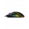 Mouse optic Omega Varr Gaming VGMB03, 1000-1600-3200-6400 dpi, USB, iluminare RGB, 7 butoane, negru