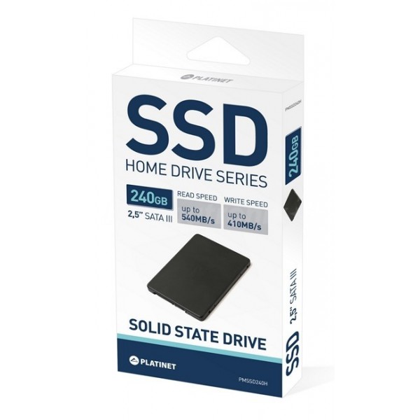 Hard disk 240GB Platinet, 2.5SATA III, scriere 410MB/s, citire 540MB/s, PMSSD240H, 43417