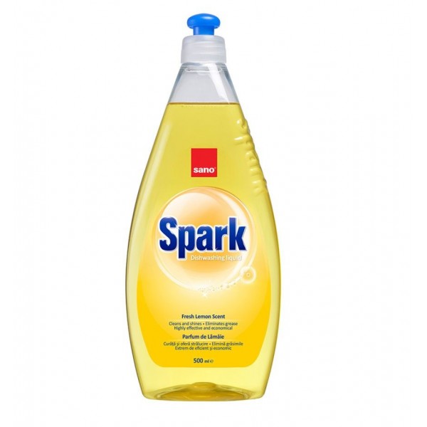 Detergent de vase Sano Spark, lamaie, 500ml