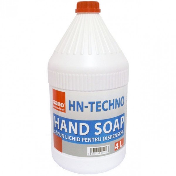 Sapun lichid Sano Hn-Techno, 4l, pentru dispenser