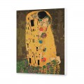 Set Pictura pe numere 40x50cm, Atelier - Sarut - Gustav Klimt - panza, cadru de lemn, pensule, culori acrilice, ATPBN21783