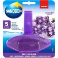 Odorizant WC Sano Bon Lavender, 55g, curata, confera stralucire, parfumeaza, igienizeaza, coloreaza apa in violet