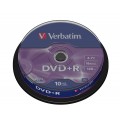 DVD+R Verbatim 43498, 4.7GB / 120min, 16x, set 10 buc