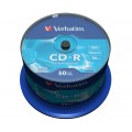 CD-R Verbatim 43351, 700MB / 80min, 52x, set 50 buc