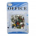 Piuneze (pioneze) Office Cover 5020, 10mm, diverse culori, blister 80 buc