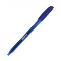 Pix cu bila Office Cover 4016T, 0.7mm, cu mecanism, corp albastru semitransparent, scris albastru
