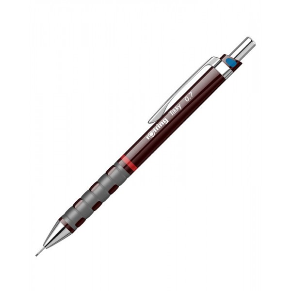 Creion mecanic Rotring Tikky, 0.7mm, corp plastic rezistent diverse culori, cu guma de sters