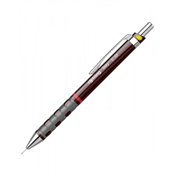 Creion mecanic Rotring Tikky, 0.35mm, corp plastic rezistent diverse culori, cu guma de sters