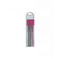 Mine creion mecanic CNX Color PL046, 0.5mm, HB, set 12 buc (2 x 6 culori)