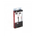 Casti in-ear cu fir Freestyle FH2111, jack 3.5mm, cu microfon, buton on/off, cablu 1.25m cu fermoar, +2 seturi de dopuri,