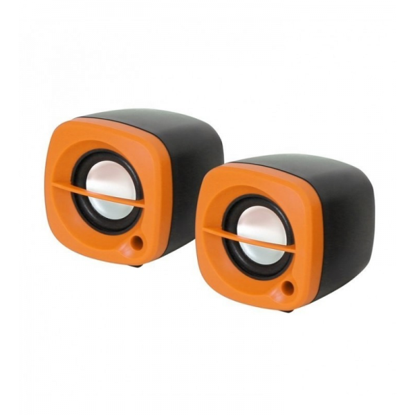 Boxe Omega MORBI, cablu USB, putere 6W, OG15, diverse culori, 2 bucati/set