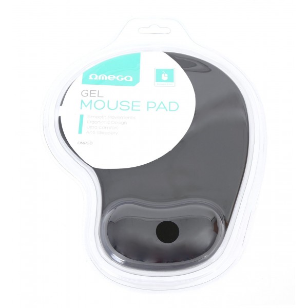 Mousepad Omega, suport pentru incheietura, gel moale si confortabil, OMPG