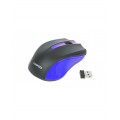 Mouse wireless Omega Ergonomic OM0419, 1600 dpi, conector USB 2.4GHz, diverse culori