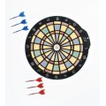 Set Darts, include 4 sageti cu varf din plastic, multicolor, 7+ ani, MegaCreative, 443579