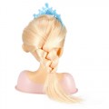 Set fashion - cap de papusa de coafat - accesorii incluse, par blond, MegaCreative 419477, 3+ ani