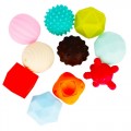 Jucarie senzoriala - set 10 buc, modele diverse, multicolor, 6+ luni, MegaCreative, 482845