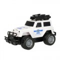 Masina de politie off-road MegaCreative 471078, 14cm, plastic, alb, 3+ ani