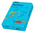 Carton colorat A4 Rainbow 88042747, 160g/mp, albastru, top 250 coli