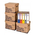 Container arhivare MAS 8200 / 1004104, capac detasabil, 390x335x290mm, carton, pentru 5 bibliorafturi